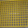 Panneaux de treillis soudés enduits de PVC de couleur jaune